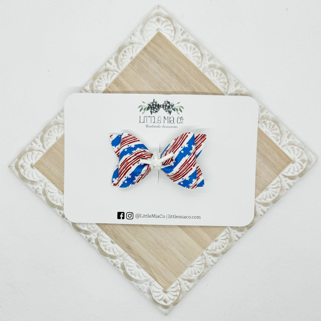 Patriotic Striped Sutton Clip