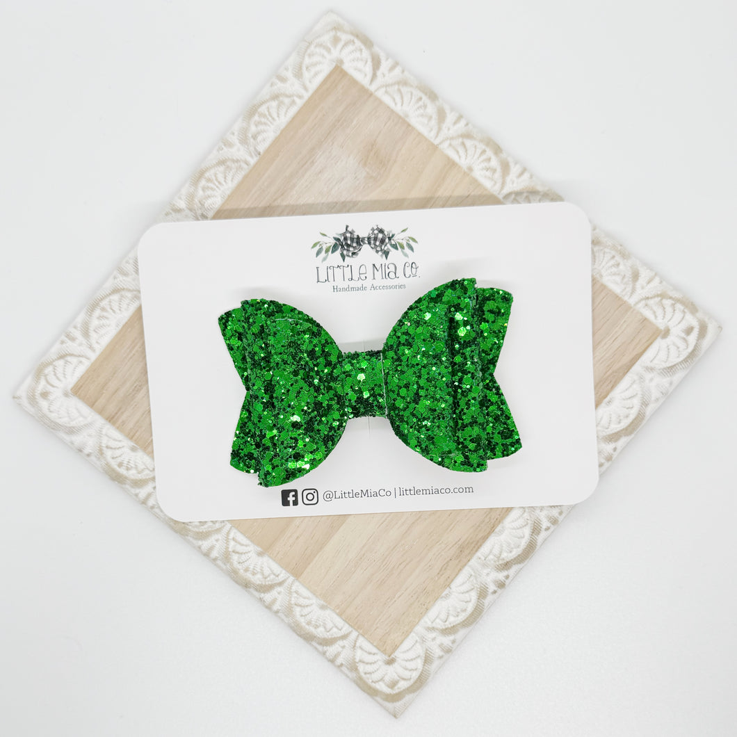Green Glitter Chloe Clip