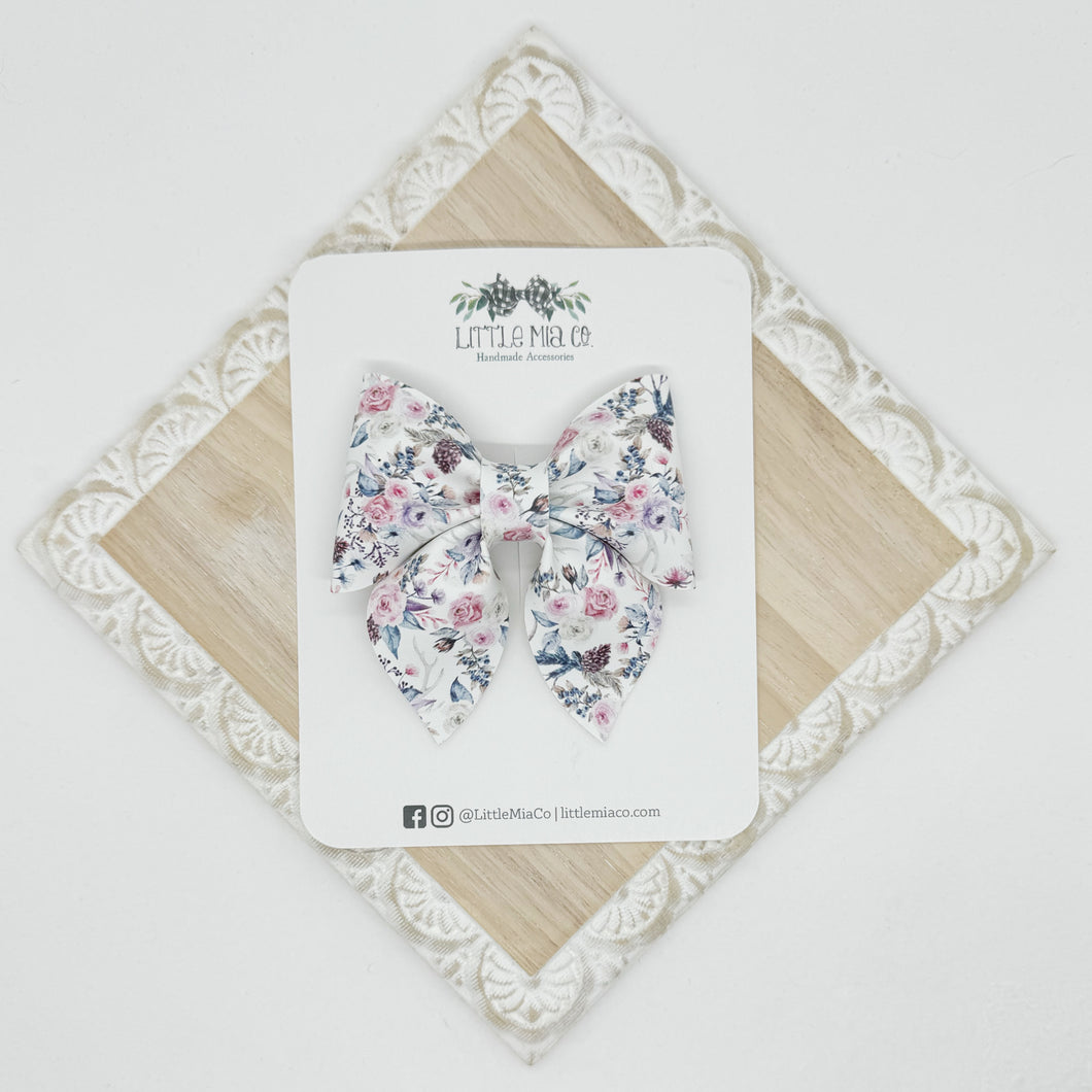 Antler Floral Marie Clip