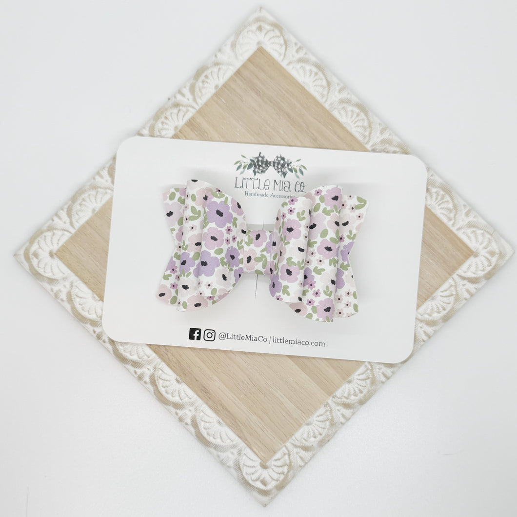 Purple Peony Chloe Clip