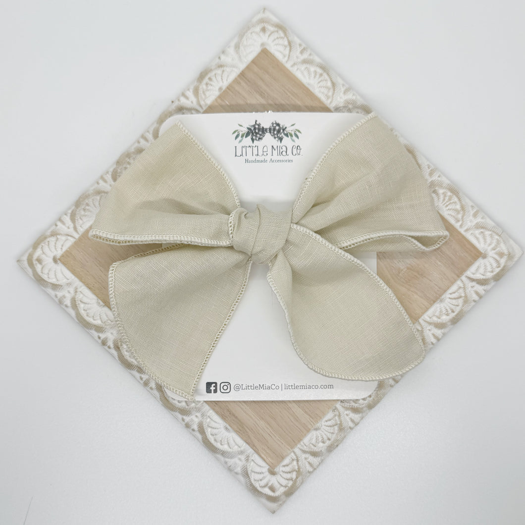 Natural Linen 5” Clip