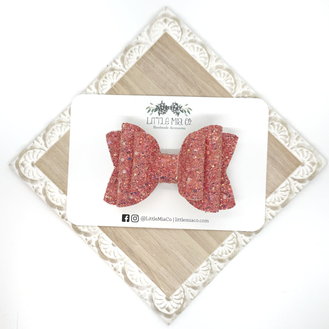 Pink Glitter Chloe Clip
