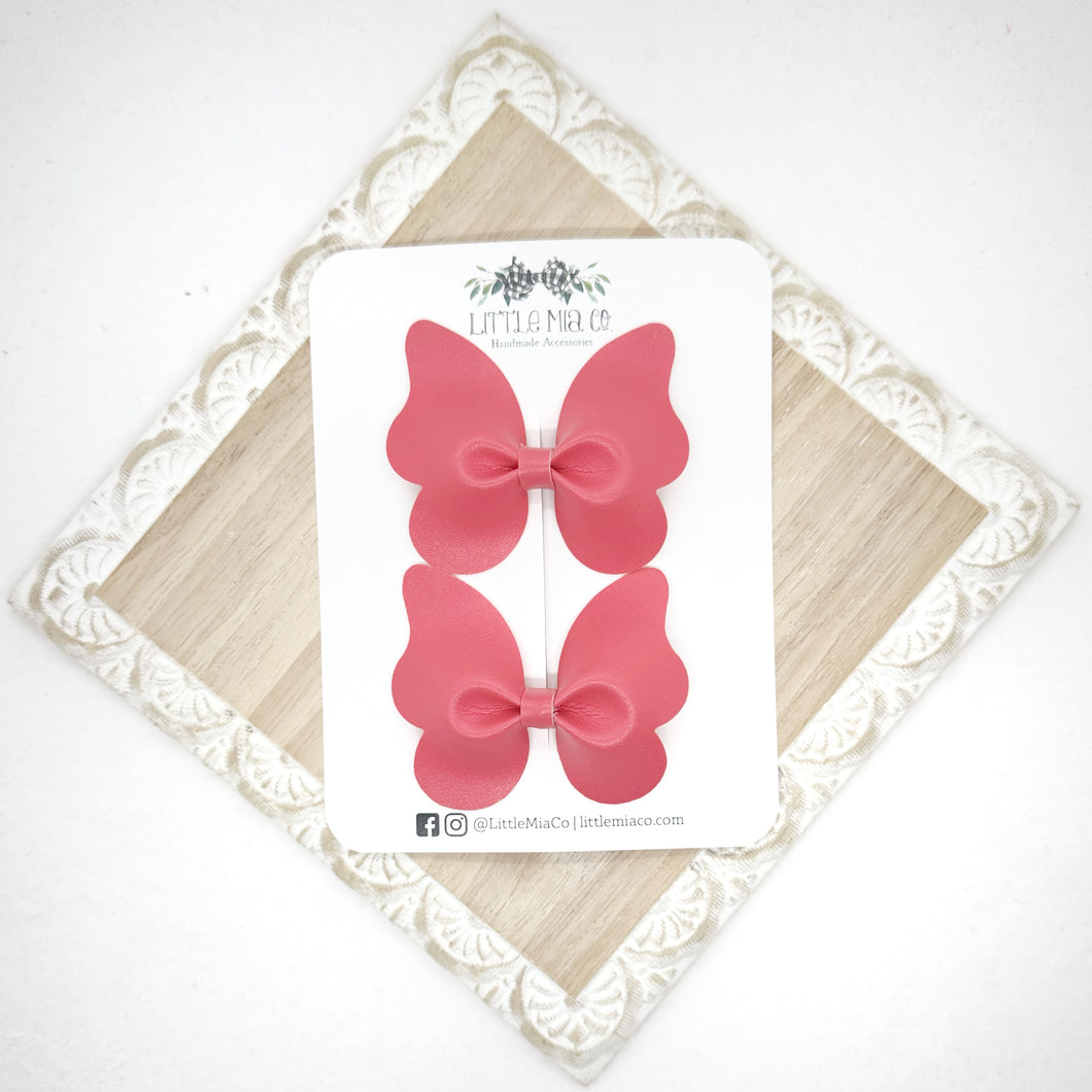Fruit Punch Butterfly Piggy Clips