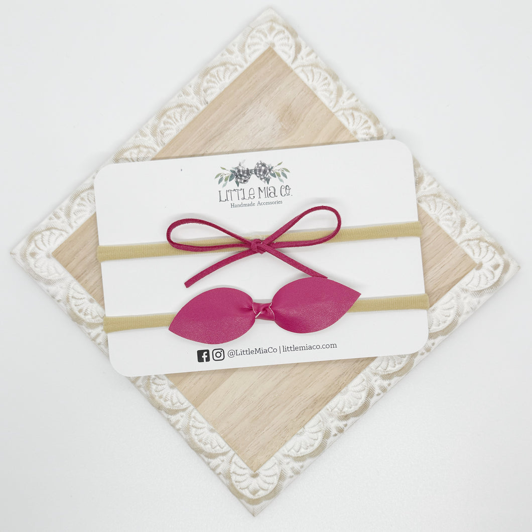 Double Pink Headband Duo