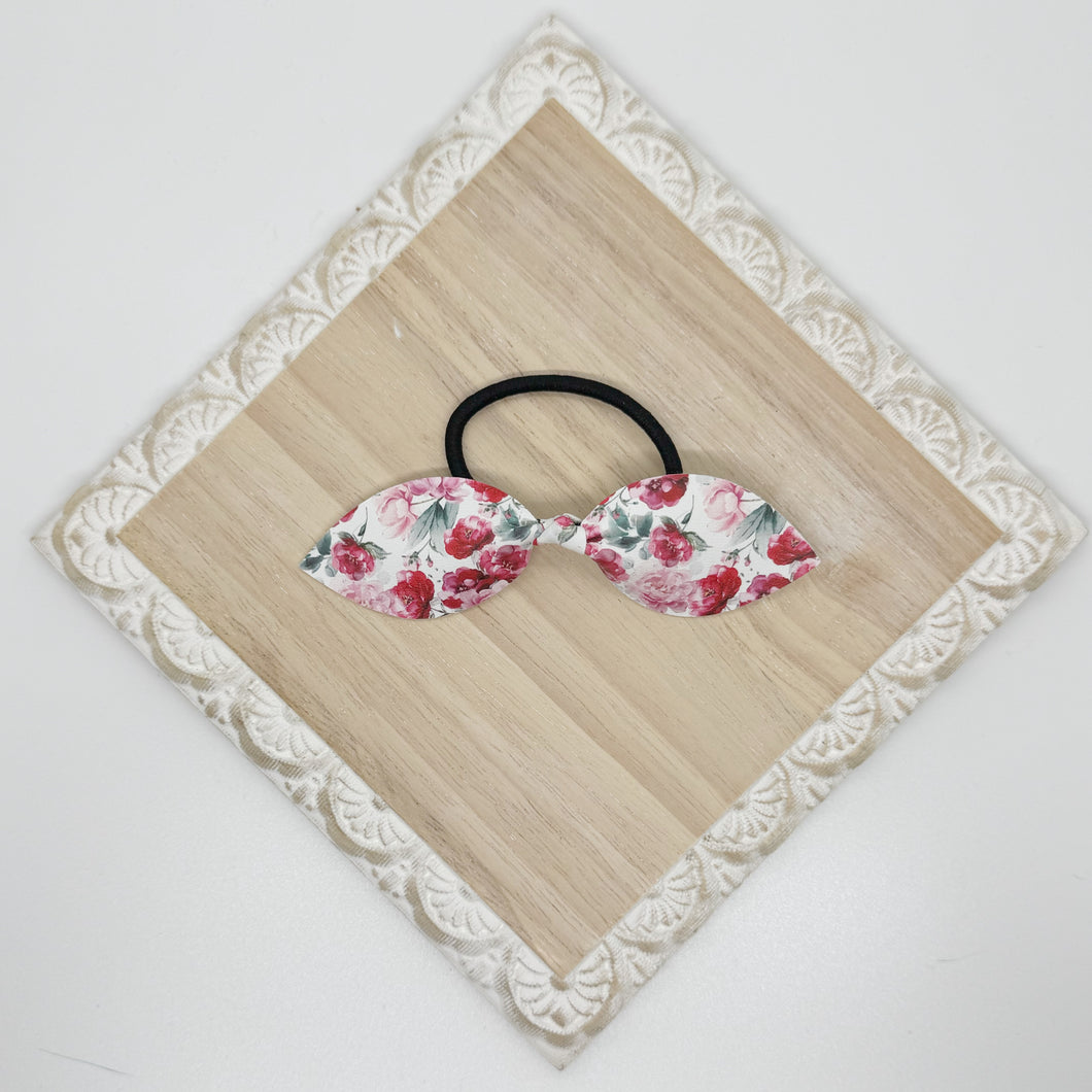 Deep Pink Floral Jumbo Mia Pony
